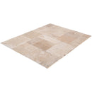 Classic Beige Travertine Tiles Antique Pattern Brushed and Chiseled - Livfloors Collection