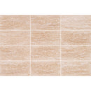 Classic Light Vein-cut Travertine Floor and Wall Tile 12"x24" - Livfloors Collection