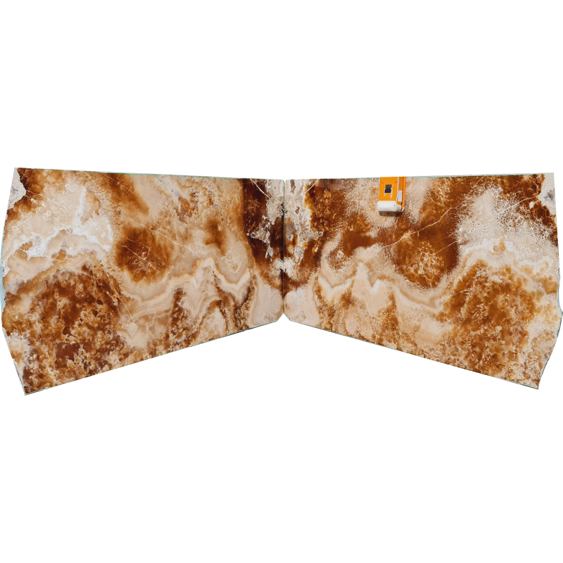 Cola Honey Onyx Translucent Bookmatching Slabs Polished - Livfloors Collection