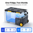 BougeRV New CRD2 V2.0 43QT Dual Zone 12V Portable Fridge