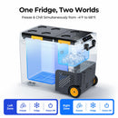 BougeRV New CRD2 V2.0 61QT Dual Zone 12V Portable Fridge
