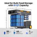 BougeRV New CRD2 V2.0 61QT Dual Zone 12V Portable Fridge