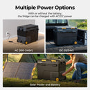 BougeRV New CRD2 V2.0 61QT Dual Zone 12V Portable Fridge