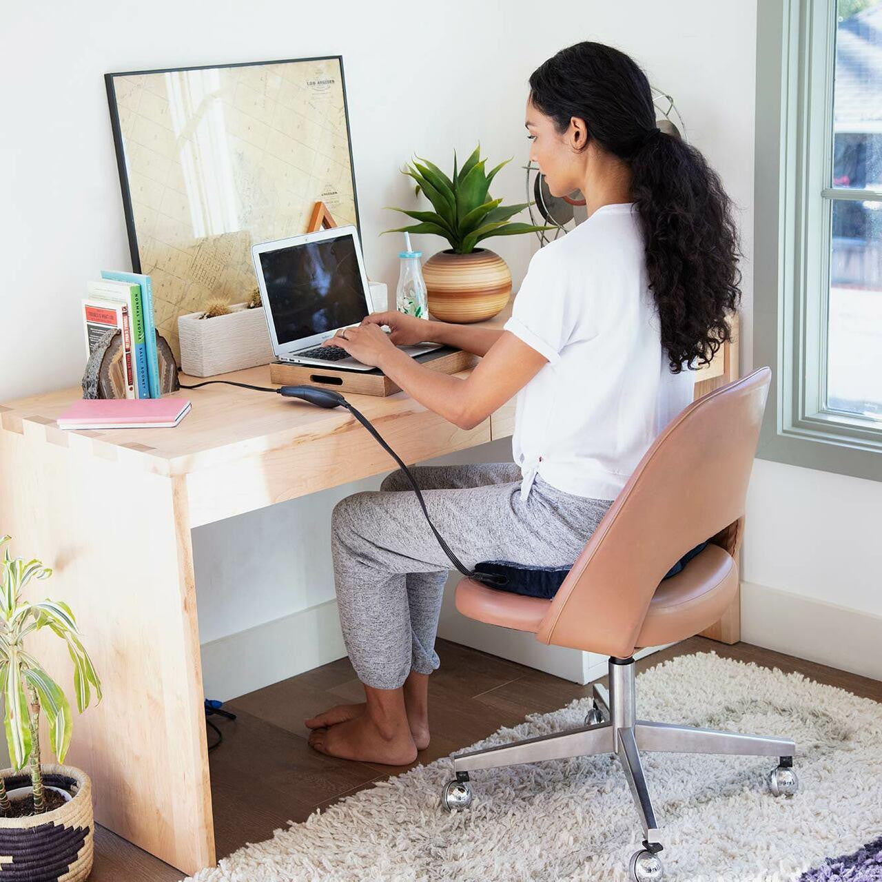 Homedics Contoured Seat Cushion w/ Heat Wellbots