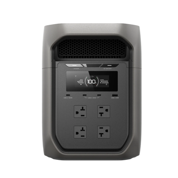 Ecoflow DELTA 3 Max - Black | Portable Power Station | Wellbots