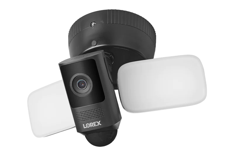 Cámara de seguridad con reflector y cable de 4,0 MP y Wi-Fi 2K Lorex W452ASDB-E (negra)