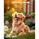 Cámara de seguridad inalámbrica para exteriores AOSU con energía solar y batería - C9L2BA11