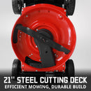 21" 144cc Gas Push 3-in-1 Lawn Mower & String Trimmer Combo Kit DB8621P+PS4532