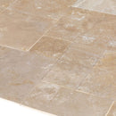Denizli Beige Antique Pattern Travertine Tile - Full Truckload