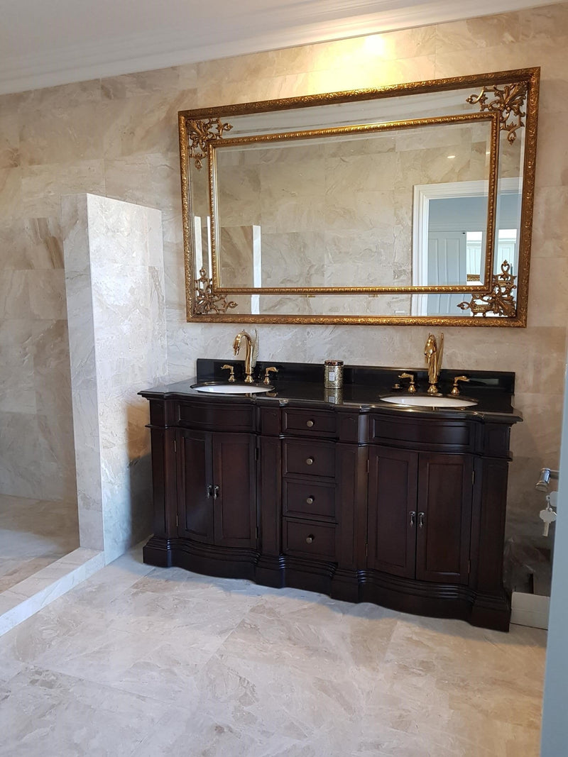 Diana Royal Beige Marble Polished Floor and Wall Tile-Large Format - Livfloors Collection