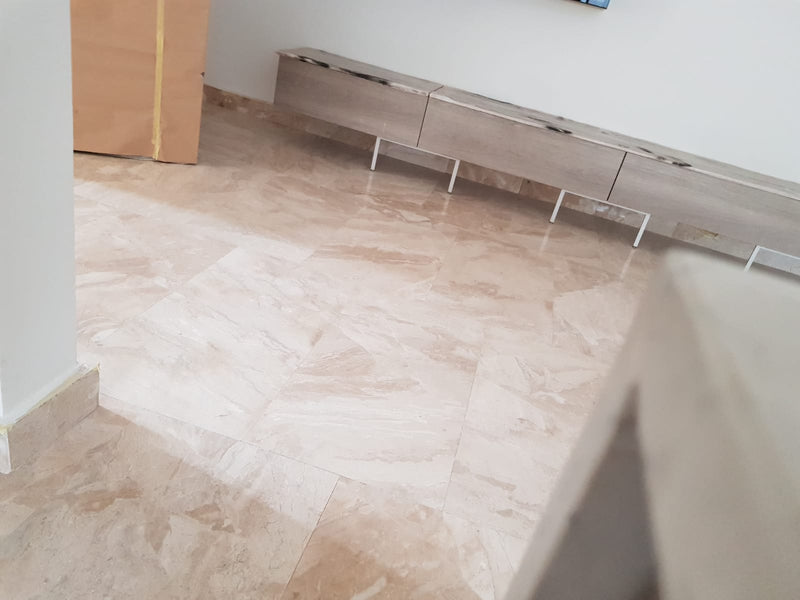 Diana Royal Beige Marble Polished Floor and Wall Tile - Livfloors Collection