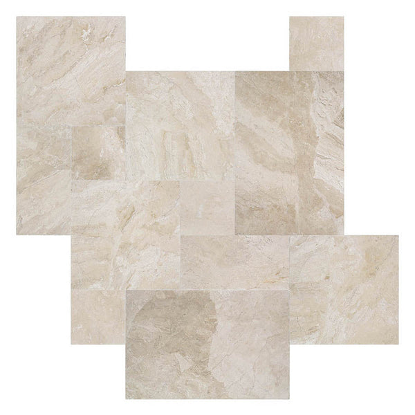 Diana Royal Marble Antique Pattern Tumbled - Full Truckload