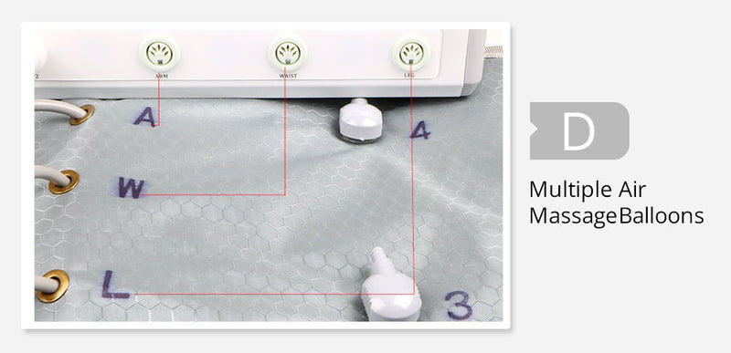 Drip Sweat Advanced Pressotherapy Body Slimming with Air Wave Pressure & Infrared Heat