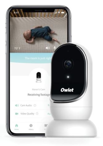 Owlet Cam 1080p Full HD Indoor Wi-Fi Smart Baby Monitor