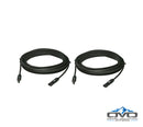 Solar Panel 10AWG MC4 Cables - 1 Pair - 30 Feet Black + 30 Feet Black