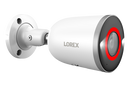 Lorex E894AB 4K 8.0-MP Smart AI PoE IP Wired Security Bullet Camera with Lighting and Deterrence, White