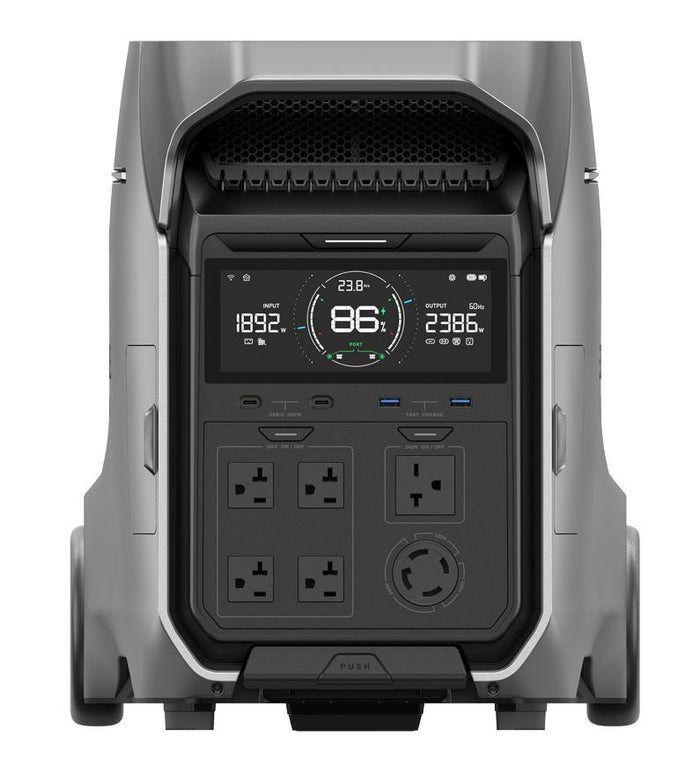 EcoFlow DELTA Pro 3 Portable Power Station + Smart Generator 4000 (Dual  Fuel) | Wellbots