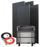 Paquete especial: Central eléctrica Ecoflow Delta Pro Ultra y expansión de batería (almacenamiento de 12,2 kWh) con 4 paneles solares rígidos de 400 W