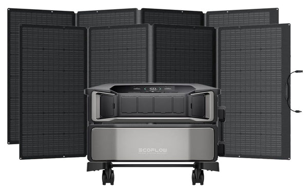 Paquete especial: Central eléctrica Ecoflow Delta Pro Ultra con 2 paneles solares plegables de 400 W