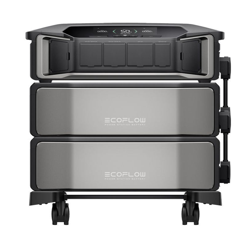 Paquete especial: generador solar EcoFlow Delta Pro Ultra con 4 paneles solares plegables de 400 W (12 288 Wh)