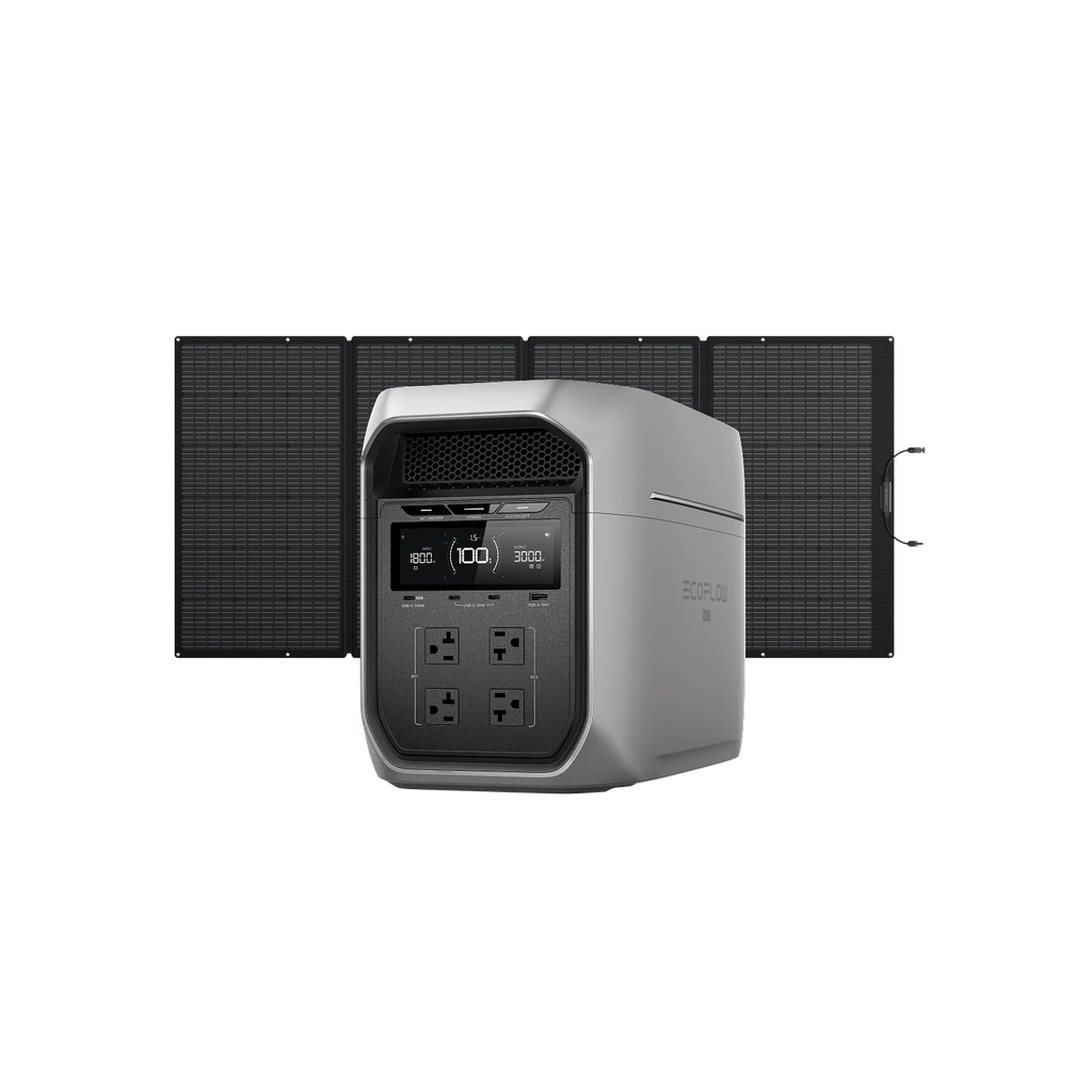 EcoFlow DELTA 3 Max Plus Portable Power Station + 400W solar panel