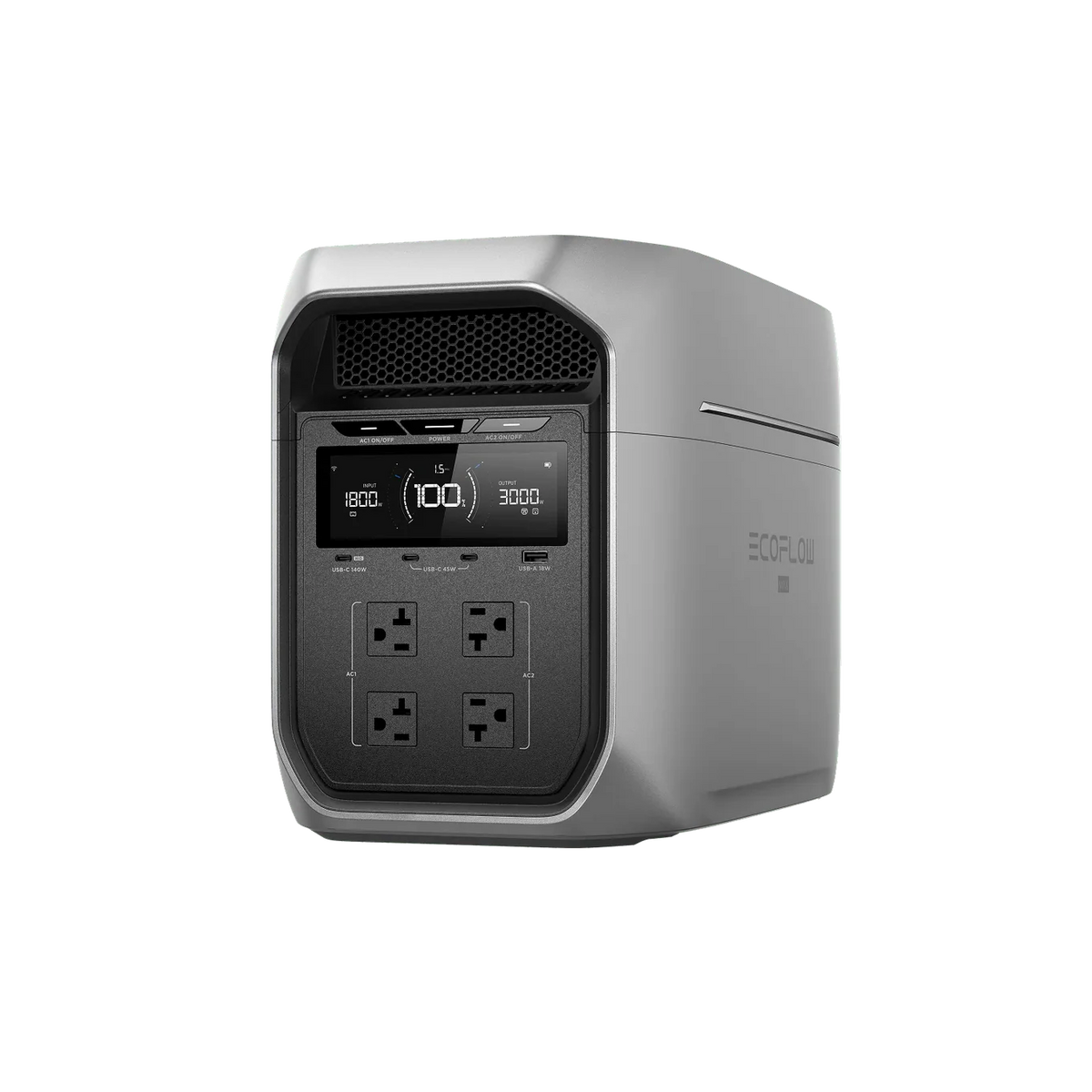 Ecoflow DELTA 3 Max Plus - Silver | Portable Power Station | Wellbots