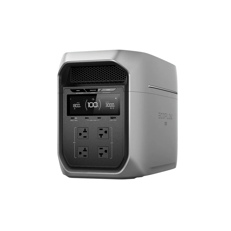 Ecoflow DELTA 3 Max Plus Portable Power Station - Silver