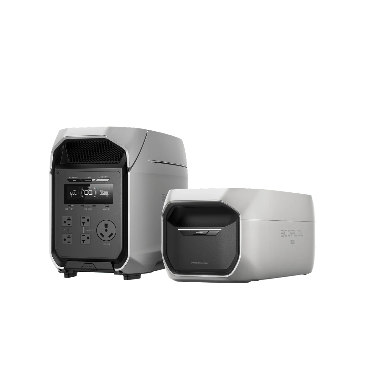 EcoFlow DELTA 3 Ultra Plus Portable Power Station + DELTA 3 Max Plus S