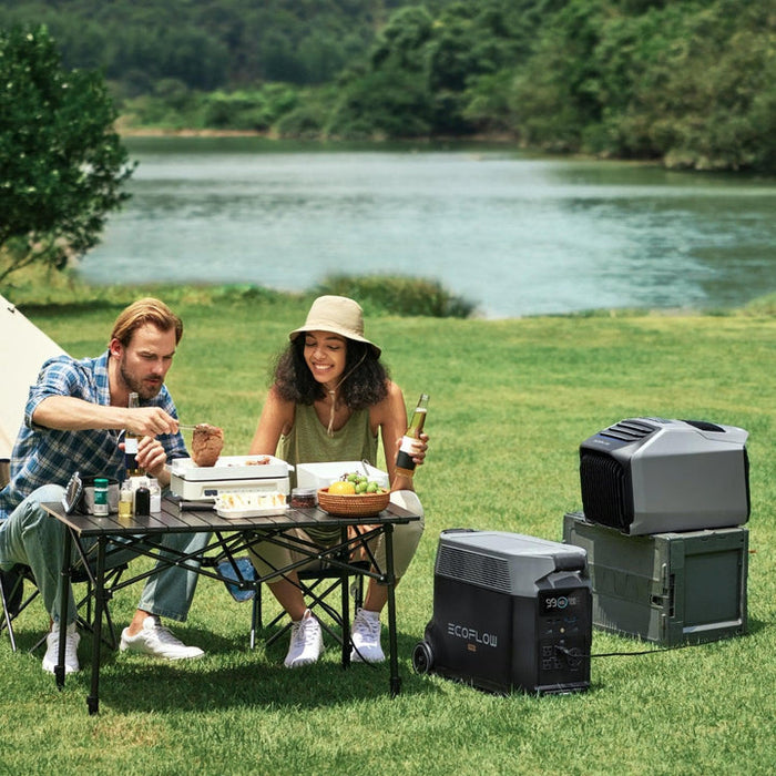 扇風機・サーキュレーター EcoFlow weve2 EcoFlow WAVE 2 + Add-on Battery + 220W Portable Solar Panel