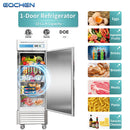 Commercial Reach in Fridge, 23 Cu.ft Stainless Steel Reach in Upright Fan Cooling Refrigerator