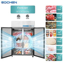 Commercial Reach in Freezer, 2 door 36 Cu.ft Stainless Steel Commercial Reach in Solid door Upright Fan Cooling Freezer