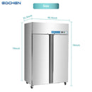 Commercial Reach in Fridge, 2 door 36 Cu.ft Stainless Steel Commercial Reach in Solid door Upright refrigerator