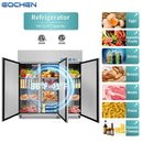 EQCHEN 72 Inch 3 Door Commercial Refrigerator