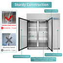 72 Inch 3 Door Commercial Grade Refrigerator And Freezer