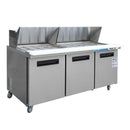 Salad Sandwich Prep Table Refrigerator