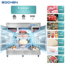 Commercial Reach in Freezer, 3 door 72 Cu.ft Stainless Steel Commercial Upright Freezer