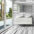 Equator White Marble Floor and Wall Tile - Livfloors Collection