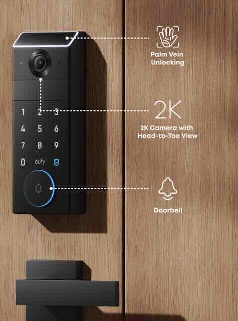 Cerradura inteligente con vídeo Familock S3 Max de Eufy