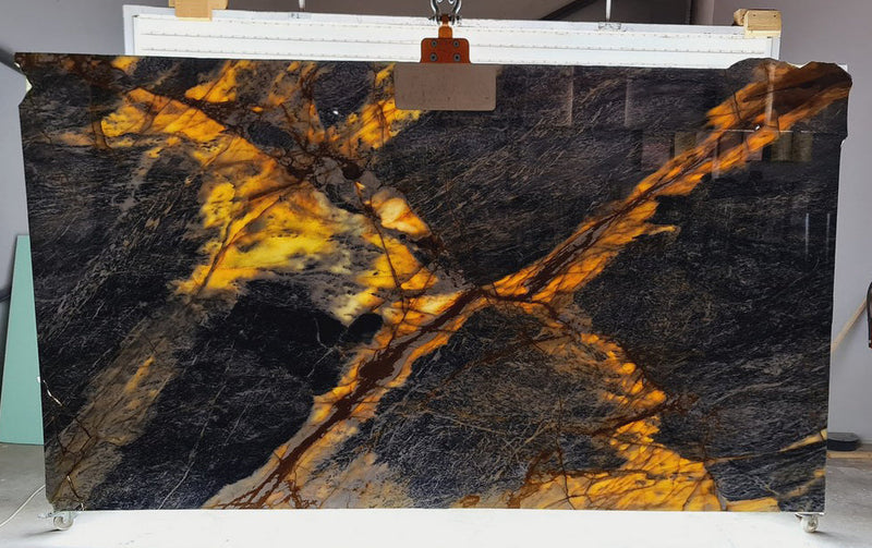 Explosion Blue Bookmatching Marble Slabs Polished - Full Truckload