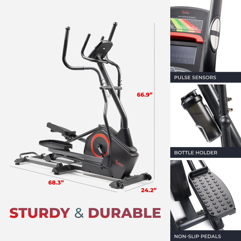 Máquina elíptica inteligente Sunny Health &amp; Fitness – SF-E3889