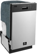 Lavavajillas de acero inoxidable FORNO Polo de 18″