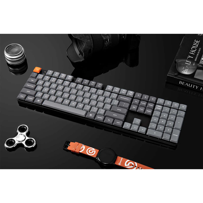 Keychron Keyboard Red Keychron K5 Max Swappable Gateron RGB Backlight Red Switch Keyboard