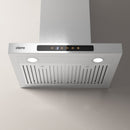 CIARRA 24 Inch Wall Mount Range Hood With 3-Speed Extraction CAS60102-OW