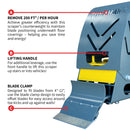 Electric Floor Scraper Tile Stripper Vinyl Carpet Wood Floor Remover