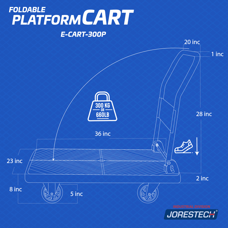 Foldable Platform Cart - 660 Lbs. (300 Kg.)