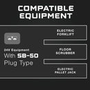 FORM 24 Volt Battery Charger for Forklift, Electric Pallet Jack, Floor Scrubber - 24V 25A