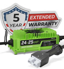 FORM 24 Volt Battery Charger for Forklift, Electric Pallet Jack, Floor Scrubber - 24V 25A
