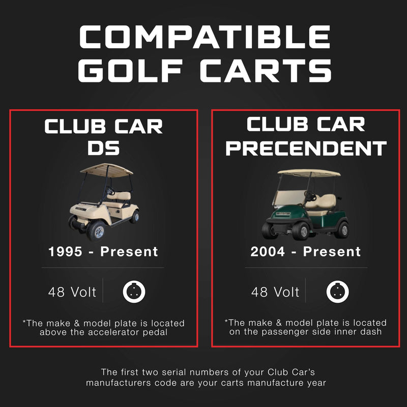 Club Car 48V Golf Cart Charger - Precedent & DS - Lead Acid - PRO VERSION