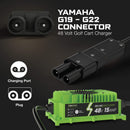 FORM 48 Volt Golf Cart Battery Charger for Yamaha G19, G22, 48V- 48V Lithium, LiFePO4, Lead Acid - Elite Version