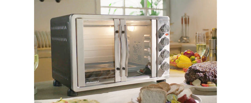 Elite 45L French Door Convection Toaster Oven w/ Rotissserie